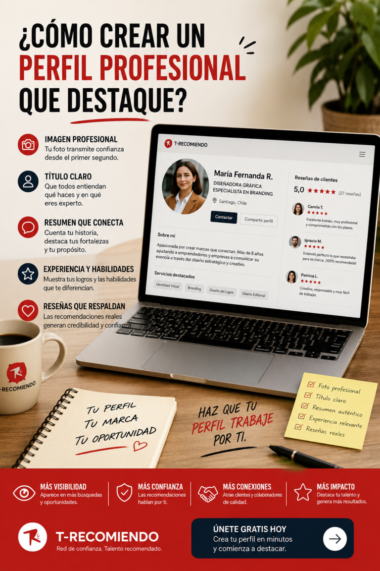Cómo crear un perfil profesional